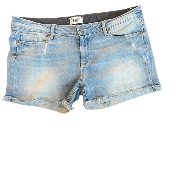 PAIGE WOMENS jimmy jimmy SHORT SEAM RAW CUFF SIZE 32 - Picture 9 of 9